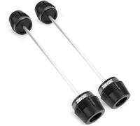 Protection Contre Les Chutes Moto pour Triumph Street Triple 765RS 765R 675 R RX 2017 - 2024 Protecteur Moto Axe Roue Avant Arrière Fourche Curseur Collision(765 Front Rear-Grey)