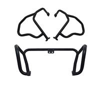 Protection Contre Les Chutes Pare-Chocs Supérieur Et Inférieur Moteur Garde pour Suzuki V-Storm DL250 2016-2020 Autoroute Autoroute Crash Bar Réservoir De Carburant Protecteur(Noir)