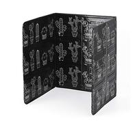 Protection contre les éclaboussures de cuisinière à gaz, protection contre les éclaboussures d'huile en feuille d'aluminium, déflecteur d'éclaboussures anti-huile pliable à haute (Noire)
