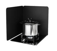 Protection contre les éclaboussures de cuisinière Protection anti-éclaboussures for cuisinière en acier inoxydable noir, plusieurs tailles(2 sides 35x40cm)