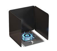 Protection contre les éclaboussures de cuisinière Protection anti-éclaboussures for cuisinière en acier inoxydable noir, plusieurs tailles(3 sides 45x45x45cm)