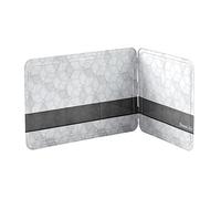 Protection contre les éclaboussures de cuisinière Protection anti-éclaboussures pliable en aluminium gris for cuisinière(1 piece)