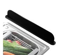 Protection Contre Les éclaboussures d'évier, 19in Extra Long Silicone Sink Splash Guard, Reusable Splash Protector for Faucet, Kitchen Bathroom Water Barrier Dishwashing Protector Board for Home