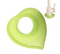 Protection contre les éclaboussures d'évier de cuisine - Tapis collecteur d'eau pour robinet en forme de cœur, tampon de drainage absorbant, anti-protecteur | Plateau de bord en Silicone à séchage con