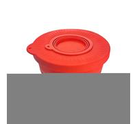 Protection contre les éclaboussures pour bol mélangeur de cuisine | Déflecteur en silicone souple protège contre la pâte, la farine et les déversements de liquides avec poignée résistante à la chaleur