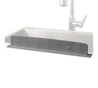 Protection contre les éclaboussures pour cuisine et salle de bain - Protection des bords étanche pour plans de travail - Empêche les dégâts d'eau dans la, le lavabo - Convient pour un usage
