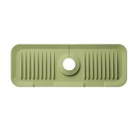 Protection contre les éclaboussures pour robinet : tapis de drainage d'évier en silicone de 14 x 37 cm, bac collecteur, protecteur anti-éclaboussures, coussinet de séchage pour plan de travail,