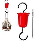Protection contre les fourmis pour mangeoires à colibris - Bouclier d'alimentation en métal pour oiseaux - Piège à nectar extérieur pour patio, barrière de style crochet pour pots de fleurs, carillons