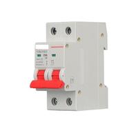 Protection contre les fuites, interrupteur pneumat 1P 2P DC 1000V Solar Mini Circuit Breaker 3A 6A 10A 16A 20A 25A 32A 50A 63A DC MCB for PV System(6a,2)