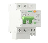 Protection contre les fuites - Petit disjoncteur 2P 63 A 400 V - Tension nominale avec câblage de plaque de pression et rail de guidage pour la sécurité des circuits électriques domestiques