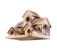 Protection contre les oiseaux en pin naturel avec plusieurs compartiments pour les petits oiseaux tels que les rois de clôture et les grives