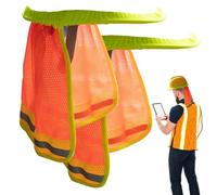 Protection contre les ombres au cou - Maille respirante Sun Shield - Protection de sécurité anti-UV - Fixation élastique pour casques durs - Protection légère du cou pour les travaux de construction