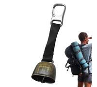 Protection contre les ours en randonnée - Équipement d'avertissement compact en métal - Équipement de sécurité pour randonnée, camping, pêche, escalade, chasse, activités de plein air