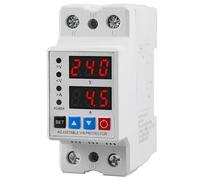 Protection contre les sous-tensions 230 V 63 A Relais du dispositif de protection Stabilisateur de tension Compteur de courant Rail chapeau 2 phases