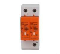 Protection contre les surtensions pour systèmes d'énergie solaire avec 2 pôles DC 500 V 40 KA, montage sur rail DIN, adapté pour la distribution d'énergie, le contrôle industriel et la sécurité