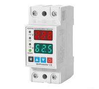 Protection contre les tensions AC 230 V double écran réglable haut/bas (63 | Surveillance en temps réel, récupération automatique, sans danger pour la maison, coupure en temps, économe en énergie