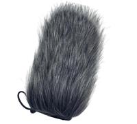 Protection coupe-vent en fausse fourrure pour microphones GO pour enregistrements sonores en plein air