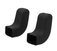 Protection Crochet De Remorquage Pare - Chocs 1 Paire, Coussin en Caoutchouc, Remplacement pour JK JL Gladiator TJ 2007-2023 - Durable Et Fiable, Améliore L'Esthétique (Noire)