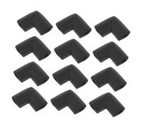 Protection D’Angle en U en Mousse Noire 12 Pièces pour Cadre Photo | Protection Complète, Style Simple, Protège-coins de Meubles, Prévention des Chocs, pour Déménagement et Transport