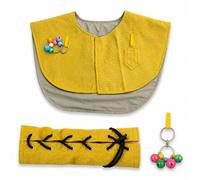 Protection d’Épaule pour Perroquet en, Grand châle - Jaune Gingembre | Coutures renforcées, Accessoire dressage, Interactions quotidiennes, Pour propriétaires d'