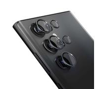 Protection d Objectif Caméra pour Galaxy S24 Ultra en Verre Trempé 9H 3mk Noir transparent