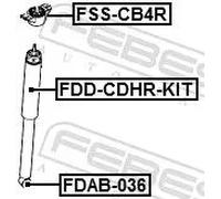 FEBEST FDD-CDHR-KIT Bouchon de protection/soufflet, amortisseur pour ,FORD,FORD