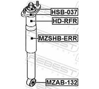 Protection d'amortisseur pneumatique Essieu arrière MZSHB-ERR FEBEST pour MAZDA