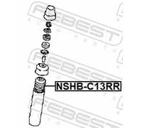 Protection d'amortisseur pneumatique Essieu arrière NSHB-C13RR FEBEST