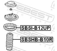 Protection d'amortisseur pneumatique Essieu arrière SBSHB-B10R FEBEST