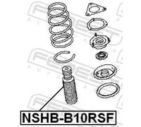Protection d'amortisseur pneumatique Essieu avant NSHB-B10RSF FEBEST