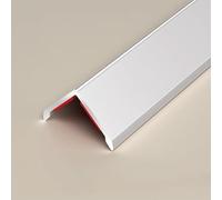 Protection d'angle en alliage Aluminium Garniture métallique for bords Profilé de protection for angles muraux Protection et décoration Facile à installer(Silver,20mm L1m/3.3ft)