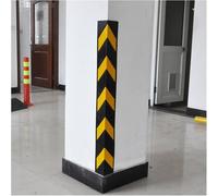 Protection d'angle en caoutchouc en forme de L pour murs de garage, protection réfléchissante pour éviter les dommages causés par le véhicule