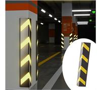 Protection d'angle en forme de L pour garage et entrepôt, pare-chocs en caoutchouc réfléchissant