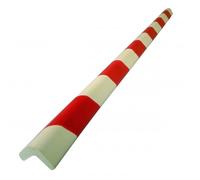 Angle de Protection en Mousse Souple 30x30mm,Rouge/Blanc, Installation Facile, Sécurité et Protection Optimal