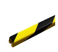 Protection d'angle en Mousse De 39", Protections d'angle Autocollantes Haute Visibilité avec Bandes Noires Et Jaunes, Protections d'angle en Mousse pour Murs, Garages(Square U-Shaped,10PCS)