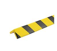 Protection d'angle en Mousse De 39", Protections d'angle Autocollantes Haute Visibilité avec Bandes Noires Et Jaunes, Protections d'angle en Mousse pour Murs, Garages(Large L-Shaped,10PCS)