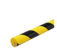 Protection d'angle en Mousse De 39", Protections d'angle Autocollantes Haute Visibilité avec Bandes Noires Et Jaunes, Protections d'angle en Mousse pour Murs, Garages(U-Shaped,10PCS)