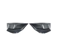 Protection d'angle Latérale Pare-Chocs Arrière avec Aileron Forme D'éclair Accessoire Automobile pour Tesla pour Model Y 2021, 2022 Et 2023(Bright Carbon)