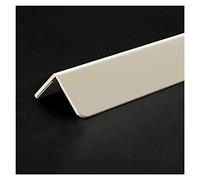 Protection d'angle Murale, 10 cm de Large - Protection de Bord Auto-adhésive Robuste en PVC, Couleur café Clair, 80 cm de Long, protège Les Murs des éclats de Peinture et des dommages