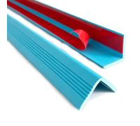 Protection d'angle murale en PVC, protection des bords autocollants, découpable, anti-collision, antidérapant, pour la maison/le bureau, 2,5 x 150 cm
