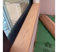 Protection d'appui de fenêtre en bois, Panneau de remplacement, Plaque de remplacement imperméable et découpable Pour salle de bain, salon et balcon(50x20cm(19.6x7.9"))