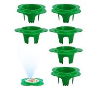 Protection d'Arroseur de Pelouse | 6 Pièces Résistant Aux UV Installation Facile,Protecteur D'Arrosage 15 Cm pour Gazon,pour Paysagistes Jardiniers Jardins Parcs et Bordures de