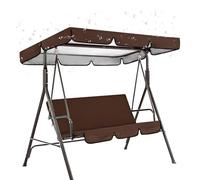 Protection d'auvent de patio - Enveloppe de banc imperméable pour balancelle | 150 x 50 x 10 cm - Enceinte durable résistante à la décoloration, élastique de rechange sécurisée pour terrasse, porche