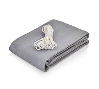 Protection de balcon Lumaland Lumaland avec câble de fixation 0,9 x 5 M gris ...