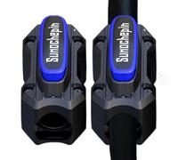 Protection de barre de moto anti-rayures, protège-tubes | Lot de 2 pièces, s'adapte aux petites structures tubulaires, protège la carrosserie du véhicule contre les dommages causés