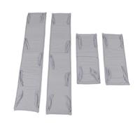 Protection de barrière de lit pour jeunes enfants, Haute, confortable et respirante, barrière de sécurité pour lit d'enfant et activités au sol (Gris)