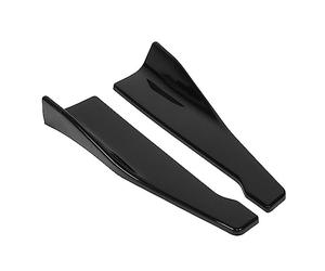 Protection De Bas Caisse Pare-Chocs Et Spoiler Universels pour Golf 7 pour GTI W205 pour BMW pour M2 pour Lexus IS250 Jupe Latérale(Glossy Black)