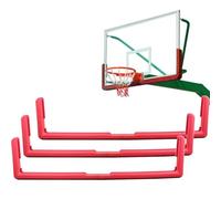 Protection de bord de panneau arrière, protection de jante absorbant les chocs pour panier de basket-ball intérieur et extérieur, protection de bord pour la maison, la salle de sport, le campus (lot