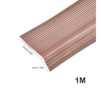 Protection de bord d'escalier avec bordure antidérapante en PVC imperméable pour la sécurité des escaliers en intérieur et en extérieur et protection des bords