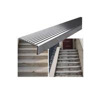 Protection de bord d'escalier en acier inoxydable, moulage en forme de L pour plus de sécurité et de durabilité sur les marches extérieures